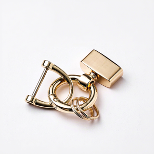 <b>Car</b> Keychain Metal Horseshoe Buckle 17mm 19mm D <b>Ring</b> <b>Key</b> Accessory Modern Art Style Not Patented - Product Image 1
