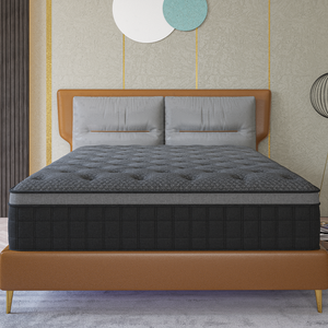 <span class=keywords><strong>Lit</strong></span> <span class=keywords><strong>double</strong></span> d'hôtel moderne et matelas à ressorts ensachés enroulé dans une boîte en carton - Product Image 4