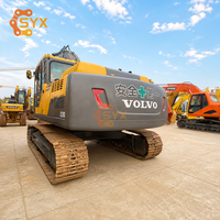Гибкий в управлении экскаватор VOLVO EC210D с ковшом 1,22 м³, 21-тонный гидравлический б/у экскаватор для строительной компании