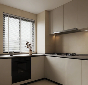 Armoires de cuisine modulaires au design personnalisé moderne, fabricant d'armoires en bois massif, conception d'armoires personnalisées - Product Image 1