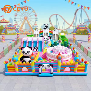 Parc de Châteaux Gonflables Thème Animalier Commercial Professionnel Ceyu Giant Holiday Festive Safari Jungle Amusement Facilities - Product Image 1