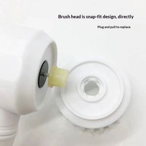 Electric <b>Cleaning</b> <b>Brush</b> With Handle Rechargeable Multifunctional Pot Washing <b>Brush</b> Rust Removal Cup Bowl Cleaner <b>Cleaning</b> Tool - Product Image 3