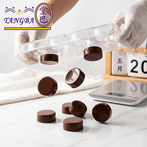 Moule à chocolat professionnel Tangba en polycarbonate sur mesure, moule cylindrique à 8 cavités, 275*135mm, certifié FDA LFGB, outil <span class=keywords><strong>de</strong></span> <span class=keywords><strong>pâtisserie</strong></span> - Product Image 3