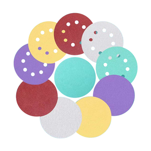 Dischi Abrasivi con Velcro da 6 Pollici (150mm), <span class=keywords><strong>Disco</strong></span> in Carta Vetrata 40-2000 Grit per Legno <span class=keywords><strong>e</strong></span> Metalli, Multi Fori - Product Image 2
