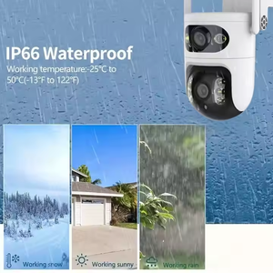 Nouvelle Caméra Mini YIIOT 2025 pour la Maison, Double Objectif, Sans Fil, Projecteur PTZ, Caméra Numérique Extérieure Étanche - Product Image 3