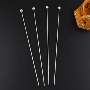 Brochetas de Frutas de Acero Inoxidable de Alta Calidad, 20 cm, Palillos Desechables para Cócteles, Ecológicos, de Grado Alimenticio - Product Image 4