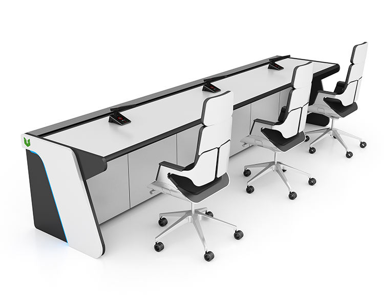 Modern Steel Command Center Console for Dispatch & Monitoring for ...