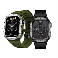Reloj Inteligente Deportivo con Pantalla TFT y Caja Cuadrada de Aleación para Hombre, Responde Llamadas, Monitor de Ritmo Cardíaco, Recordatorio de Mensajes, Rastreador de Actividad Multifuncional