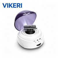 Mini centrifugeuse VIKERI D1008 7000 tr/min 2680xg pour tubes PCR de laboratoire 8x2ml et bandelettes PCR 2x0.2ml, machine portable