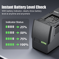 Baterai Penerbangan Cerdas 2150mAh untuk DJI Avata 2 FPV Drone 14.76V Pengganti CP.FP.00000152.01 Li-ion OEM Stok
