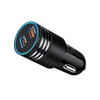 Vente en gros Chargeur de voiture universel portable bon marché Usb Pd 30W Type-C Adaptateur de charge rapide avec logo personnalisé pour téléphone portable