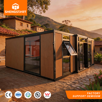 Villa modulaire de luxe moderne préfabriquée extensible en conteneur, étanche, résistante aux tremblements de terre, ignifuge, écologique, installation rapide