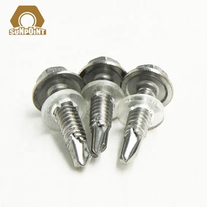 De acero inoxidable de brida hexagonal cabeza-de sems tornillos - Product Image 2