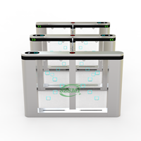Torniquete de Acceso Rápido Moderno, Barrera Automática de Control de Acceso para Oficinas, Escuelas y Aeropuertos