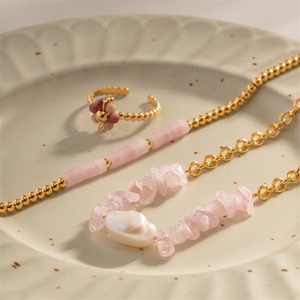 Wholesale Baroque Pearls Charm Jewelry <b>Crystals</b> Healing Stones Jewelry <b>Set</b> - Product Image 6