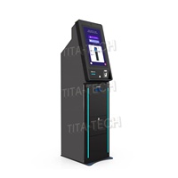 Borne de libre-service pour l'échange de cartes-cadeaux et de billets, borne de jeu de compétences, terminal à écran tactile, recycleur de billets en espèces pour centre commercial