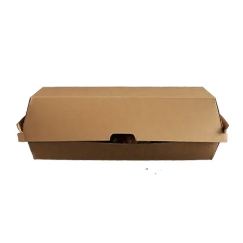 Take away Kraft Paper Box for Hot Dog Packaging