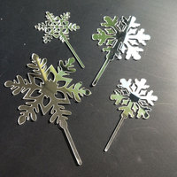 2025 Nouveau Design Acrylique Joyeux Noël gâteau topper pour Cupcake Décoration