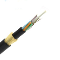 Câble Fiber optique à gaine unique Adss pour l'extérieur 8 12 48 96 câbles Fiber optique 24 cœurs G652D g6557a1