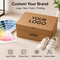 Boîte de rangement en carton pour Yeezy, boîte de chaussures vide à chaussures personnalisée pour bébé, vente en gros