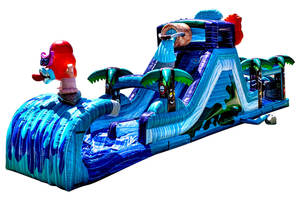 Nhà Máy Giá Inflatable chướng ngại vật khóa học ngoài trời trò chơi Inflatable Bouncer lâu đài Tiki tovi chướng ngại vật cho trẻ em và người lớn - Product Image 6