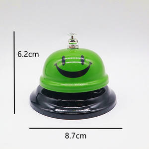 Campana Metálica de Alta Calidad con Cara Sonriente, Campana de Servicio para Restaurante, Bar, Decoración de Escritorio, Venta <span class=keywords><strong>al</strong></span> Por Mayor - Product Image 6