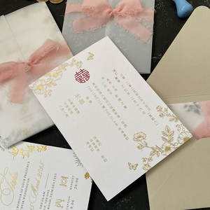 Invitation de <span class=keywords><strong>mariage</strong></span> de carte Laser personnalisée de haute qualité, arc, enveloppe <span class=keywords><strong>en</strong></span> papier <span class=keywords><strong>parchemin</strong></span>, carte de Noël - Product Image 4