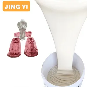 Factory Wholesale silicone for gypsum statue Mold plaster craft Angel Mold Curing At Room Temperature liquid silicone rubber
