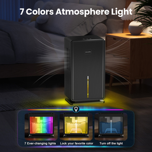 <span class=keywords><strong>Deshumidificador</strong></span> Eléctrico <span class=keywords><strong>para</strong></span> el Hogar con Función de Purificación de Aire de 3L, Nuevo Diseño 2022 - Product Image 4