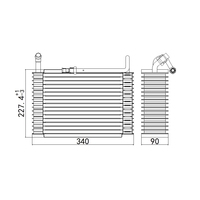 Aftermarket Auto Auto Klimaanlage Auto AC Verdampfer FÜR GM CHEVROLET FAHRGESTELL LIEFERUNG OEM