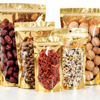 Emballage de sachets de café avec valve et fermeture éclair, sachet en aluminium et mylar pour grains de café, pistaches et fruits secs, sachet à fermeture éclair