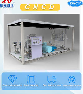 Station de remplissage de gaz industriel Pompes antidérapantes LNG CNG Station de ravitaillement en GNL Pompes de surpression d'azote liquide montées - Product Image 4