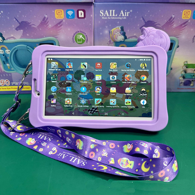 Wholesale Custom 7-Inch Kids Tablet 2GB RAM 256GB ROM Android 12 Child-Friendly Educational Eye Protection Allwinner Wi-Fi