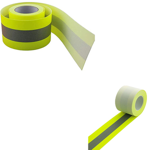 Yolite Designs Scattered Woven Ribbon Nylon Webbing 30mm 25mm Durable Road Safety <strong>Reflective</strong> 1/4 <strong>Elastic</strong> <strong>Tape</strong> Strip - Product Image 1