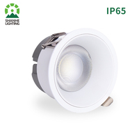 Spot encastré LED intelligent pour plafond, indice de protection IP65, haute luminosité, éclairage domestique à intensité variable avec interrupteur et commande vocale