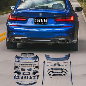 Pour <span class=keywords><strong>BMW</strong></span> Série 3 G20 2019-<span class=keywords><strong>2022</strong></span>, transformation en style M Tech (340i), comprenant capot, feux arrière, pare-chocs avant, ailes. - Product Image 6