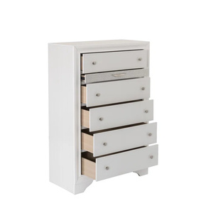 Meubles de chambre à coucher personnalisés, design nordique, luxe, blanc, ensemble de chambre à coucher 5 pièces - Product Image 4