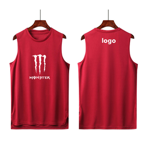 New Arrival Stylish <b>Reflective</b> Strip Design Men Sport Running Wear Summer Quick Dry Men tank <b>Top</b> - Product Image 2