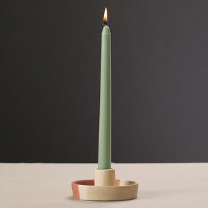 Morandi portavelas de cerámica multiusos a juego de colores creativos circulares, bandeja de almacenamiento, decoración de <span class=keywords><strong>hotel</strong></span>, casa de familia, iglesia, cerem - Product Image 5