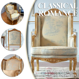 Silla de acento de sofá de sala de estar de diseño clásico y silla de ocio de lujo seccional - Product Image 2