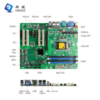 Carte mère industrielle Intel LGA1150 CPU DDR4/DDR3 4x 5 SATA 2 LAN 6 COM PCI-Ex 16/4/1 4 PCI ATX Nouvelle