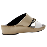 Sandales décontractées arabes pour hommes SHIKOL en gros, grandes tailles, avec pièces métalliques personnalisées, en cuir de veau véritable de qualité supérieure, pour l'extérieur, collection boutique
