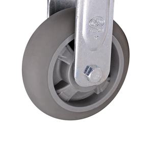 Charge 200kg 125*50 roue fixe TPR robuste pour l'usine en gros roulette chariot chariot roue - Product Image 3