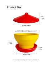 Mangeoire automatique turbo pour poussins QA, vente chaude