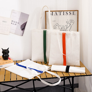 Cotton Canvas Tote Bag 12 Oz Square Shape With Printing For Advertising Use - Product Image 3