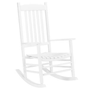 DB Outdoor/Indoor <b>Rocking</b> <b>Chair</b> Square <b>Wooden</b> Wavy Backboard 68.5*86*115CM <b>Rocking</b> <b>Chair</b> Comfortable Seat for Indoor/Outdoor Use - Product Image 3