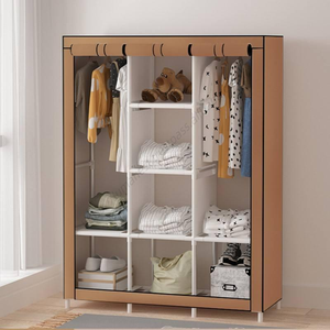 Armoires de rangement en tissu pliables multicouches grande capacité, anti-poussière, sur pied, pour chambre à coucher - Vente en gros - Product Image 5