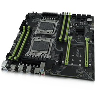 Carte mère de jeu X99 à double processeur Intel Xeon E5 LGA2011-V3 C612 Carte mère d'ordinateur à double canal DDR4 256GB Carte mère PC