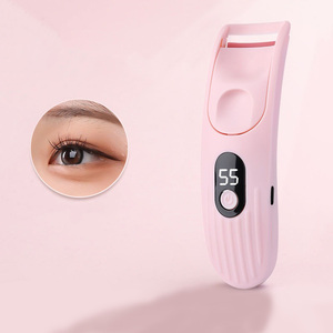 Rizador de Pestañas Térmico al por Mayor, Recargable por USB, Portátil, de Plástico, Herramienta de Maquillaje Rosa con Pantalla Digital, GZ RTS, Pedido Mixto a Granel - Product Image 2