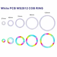 WS2812B LED Pixel Ring 18/36/54/72/90Leds adressables individuellement WS2811 intégré IC Smart DC5V Rgb FCOB PCB Halo Light